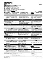 Siemens SIRIUS 3UG4851 Series Operating Instructions Manual preview