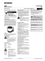 Siemens SIRIUS 8WD4428-0BC Operating Instructions Manual preview