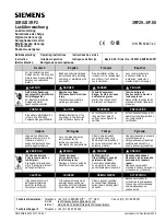 Siemens SIRIUS SRF2 Series Operating Instructions preview