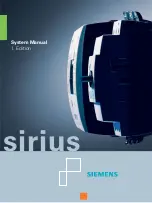 Preview for 1 page of Siemens SIRIUS System Manual