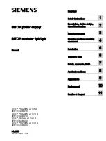 Preview for 1 page of Siemens SITOP 6EP1336-3BA00 Manual