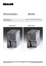 Siemens SITOP power DC-UPS Module 15 Operating Instructions Manual preview