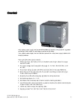 Предварительный просмотр 3 страницы Siemens SITOP PSU3800 12 V/20 A User Manual