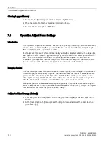 Preview for 112 page of Siemens SITRANS 7ME3500 Operating Instructions Manual