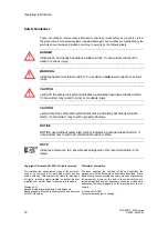 Preview for 16 page of Siemens SITRANS 7MF1570 Operating Instructions Manual