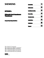 Preview for 1 page of Siemens SITRANS 7ML1100 Compact Operating Instructions