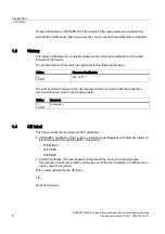 Preview for 8 page of Siemens SITRANS DA400 Operating Instructions Manual