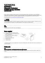 Siemens SITRANS F FUE950 Quick Start Manual preview