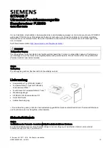 Preview for 9 page of Siemens SITRANS F FUE950 Quick Start Manual