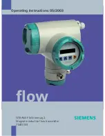 Siemens SITRANS F M Intermag 2 Operating Instructions Manual предпросмотр