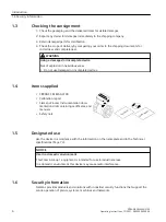 Preview for 6 page of Siemens SITRANS F M MAG 3100 Operating Instructions Manual