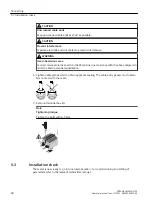 Preview for 48 page of Siemens SITRANS F M MAG 3100 Operating Instructions Manual