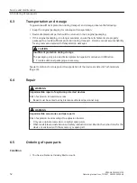 Preview for 52 page of Siemens SITRANS F M MAG 3100 Operating Instructions Manual