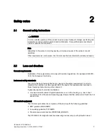 Preview for 9 page of Siemens SITRANS F M TRANSMAG 2 Operating Instructions Manual