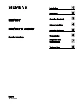 Предварительный просмотр 1 страницы Siemens SITRANS F M Verificator Operating Instructions Manual