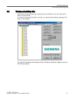 Предварительный просмотр 21 страницы Siemens SITRANS F M Verificator Operating Instructions Manual