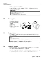 Preview for 8 page of Siemens SITRANS F TRANSMAG 2 Operating Instructions Manual