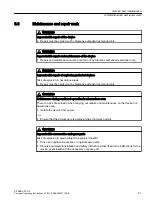 Preview for 41 page of Siemens SITRANS FC310 Compact Operating Instructions