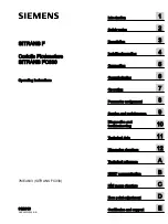 Preview for 1 page of Siemens SITRANS FC330 Operating Instructions Manual