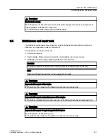 Preview for 161 page of Siemens SITRANS FC330 Operating Instructions Manual