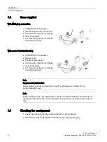 Preview for 10 page of Siemens SITRANS FC410 Operating Instructions Manual