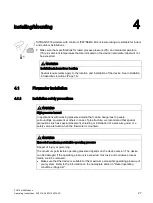 Preview for 29 page of Siemens SITRANS FC410 Operating Instructions Manual