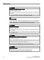 Preview for 42 page of Siemens SITRANS FC430 Operating Instructions Manual