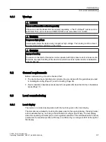 Preview for 97 page of Siemens SITRANS FC430 Operating Instructions Manual