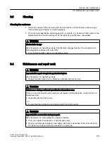 Preview for 185 page of Siemens SITRANS FC430 Operating Instructions Manual