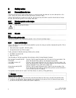 Preview for 6 page of Siemens SITRANS FS230 Operating Instructions Manual