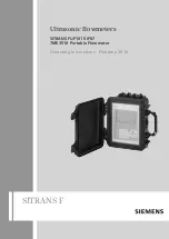 Preview for 1 page of Siemens SITRANS FUP1010 Operating Instructions Manual