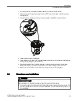 Предварительный просмотр 25 страницы Siemens SITRANS L LU240 Compact Operating Instructions