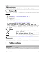 Предварительный просмотр 13 страницы Siemens SITRANS LH300 Compact Operating Instructions