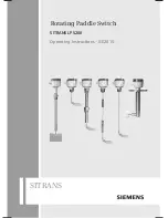 Siemens SITRANS LPS200 Operating Instructions Manual предпросмотр