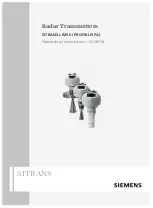 Siemens SITRANS LR250 PROFIBUS PA Operating Instructions Manual предпросмотр