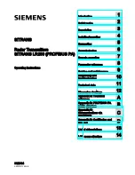 Предварительный просмотр 3 страницы Siemens SITRANS LR250 PROFIBUS PA Operating Instructions Manual