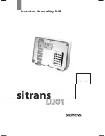 Preview for 1 page of Siemens sitrans LU01 Instruction Manual