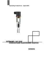 Siemens SITRANS LVL100 Operating Instructions Manual предпросмотр