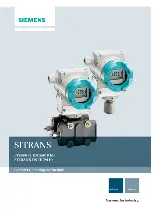 Предварительный просмотр 1 страницы Siemens SITRANS P DS III Compact Operating Instructions