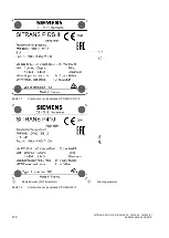 Предварительный просмотр 274 страницы Siemens SITRANS P DS III Compact Operating Instructions