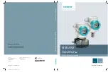 Siemens SITRANS P310 with HART Compact Operating Instructions preview
