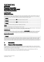 Preview for 4 page of Siemens SITRANS P310 with HART Compact Operating Instructions
