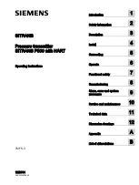 Preview for 3 page of Siemens SITRANS P500 Operating Instructions Manual