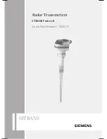 Preview for 1 page of Siemens Sitrans Probe LR Quick Start Manual