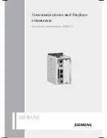 Preview for 1 page of Siemens SITRANS RD500 Operating Instructions Manual