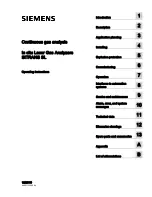 Preview for 1 page of Siemens SITRANS SL Operating Instructions Manual