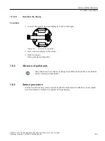 Предварительный просмотр 183 страницы Siemens SITRANS TH320 Operating Instructions Manual