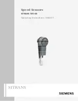 Siemens SITRANS WS100 Operating Instructions Manual preview