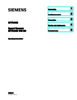 Preview for 3 page of Siemens SITRANS WS100 Operating Instructions Manual