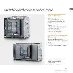 Предварительный просмотр 17 страницы Siemens SIVACON S4-ALPHA Maintenance Book